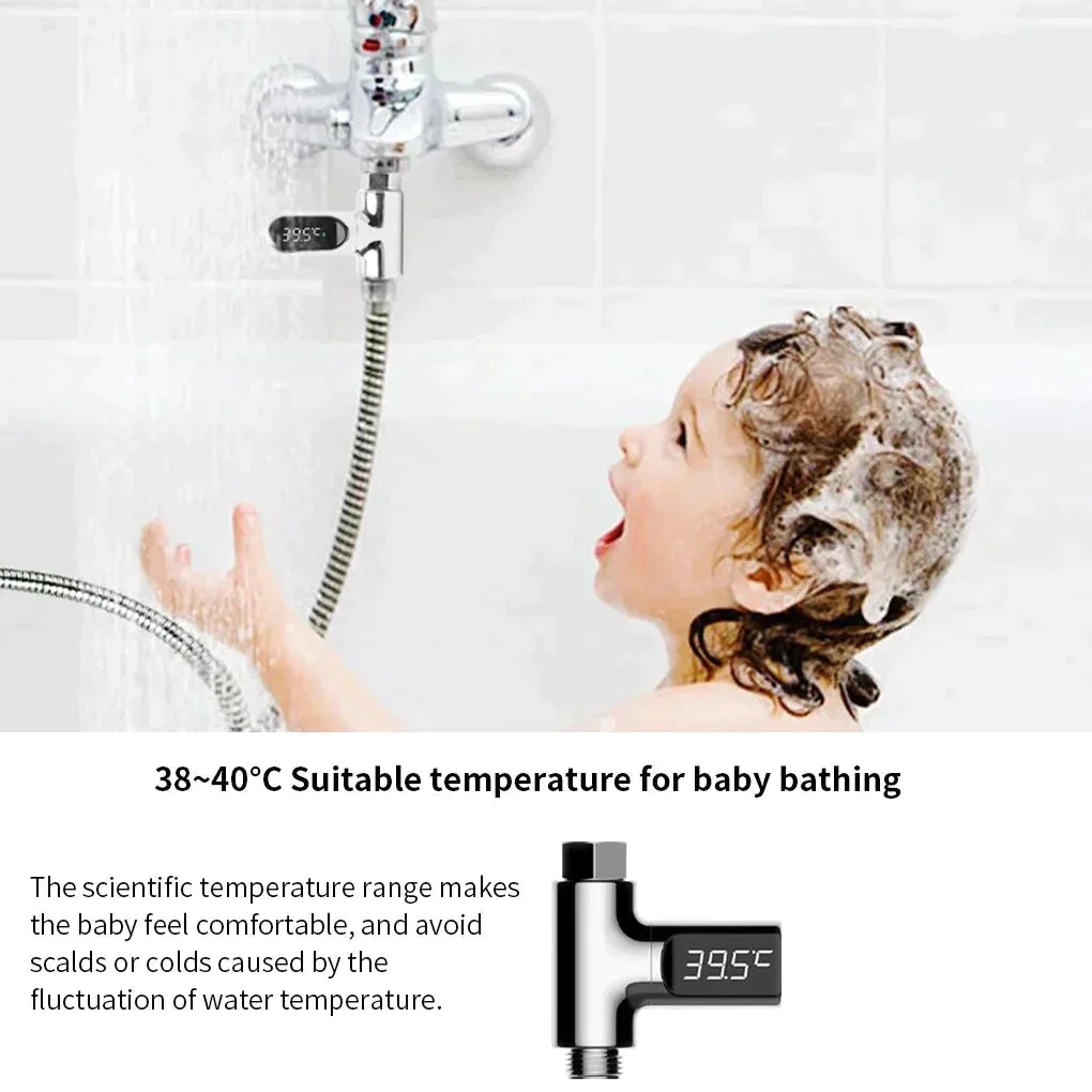 LED Display Water Shower Thermometer