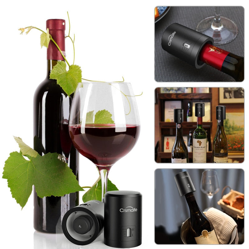 Vacuum Wine Bottle Stopper Vacuum | HomeHarborz