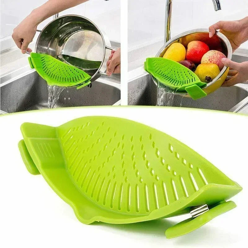 Clip On Silicone Strainer