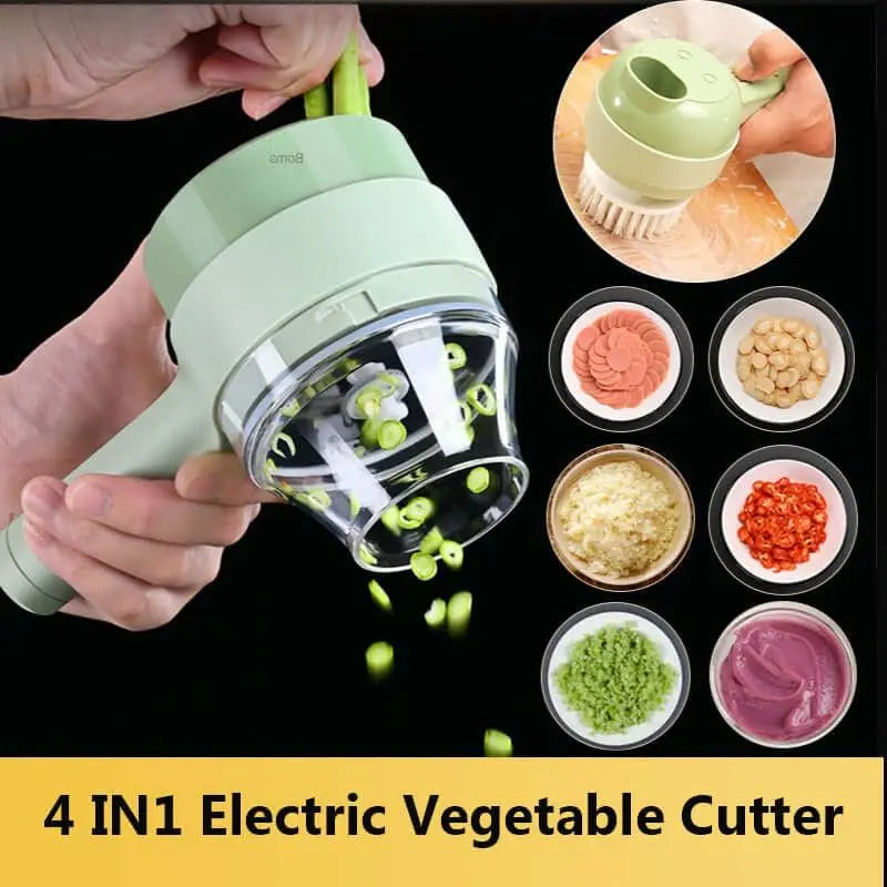 4 in 1 Handheld Electric Vegetable Slicer