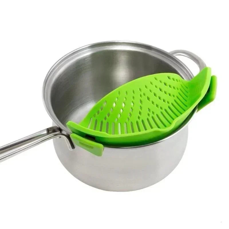 Clip On Silicone Strainer