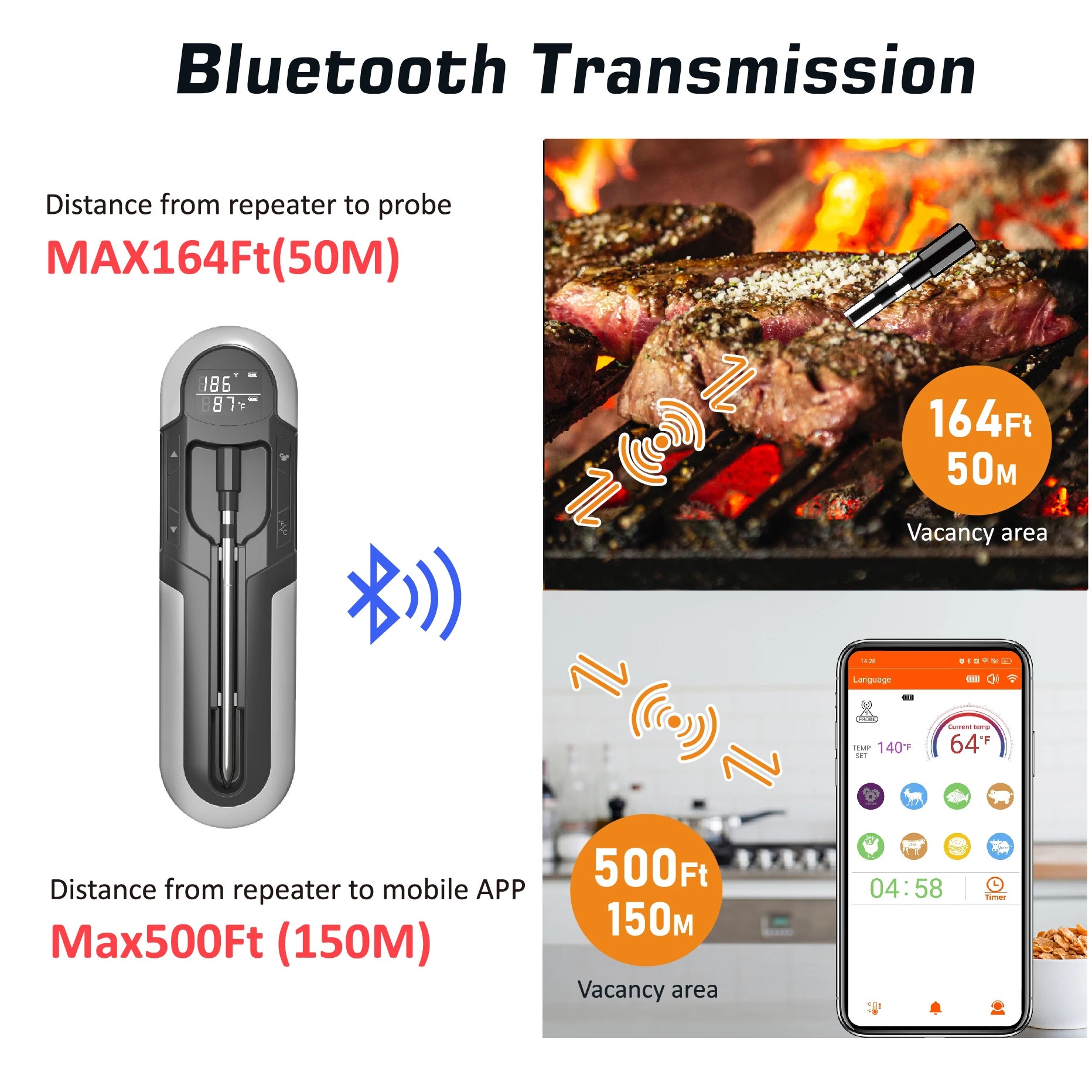 Wireless Cooking Thermometer