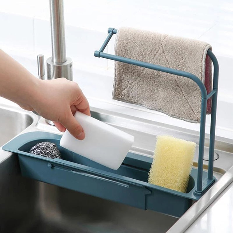 Telescopic Sink Shelf | HomeHarborz