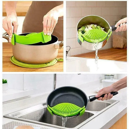 Clip On Silicone Strainer