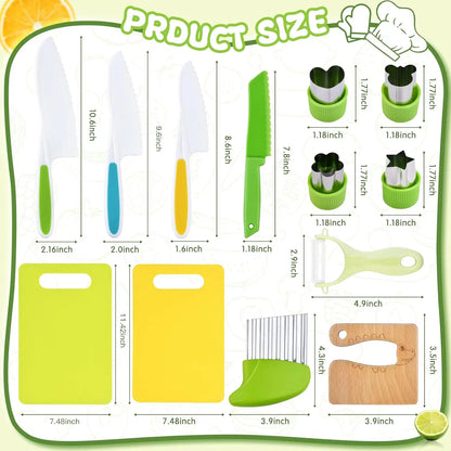 13 Pcs Montessori Kitchen Tools