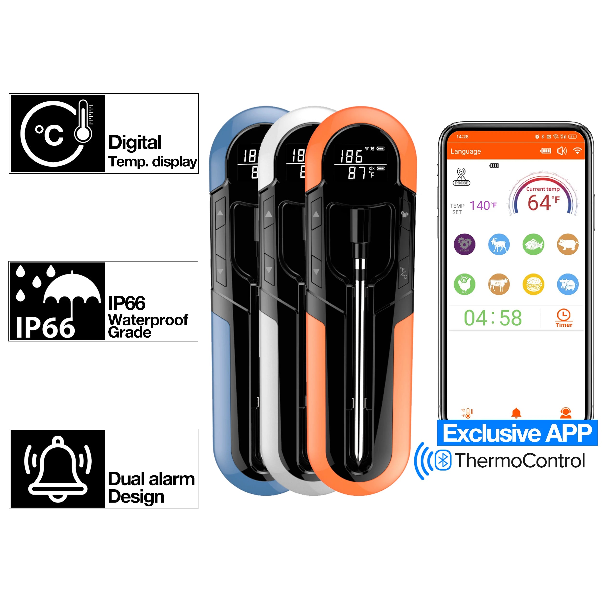 Wireless Cooking Thermometer