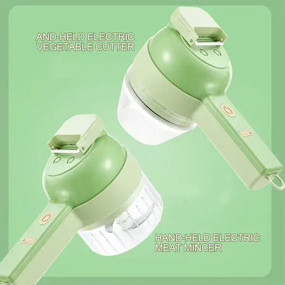 4 In 1 Handheld Electric Vegetable Cutter